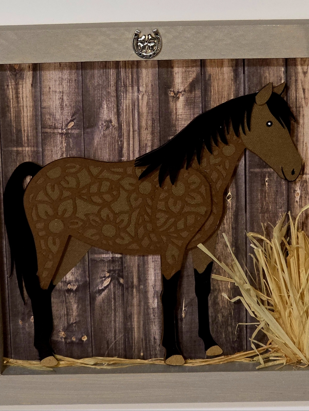 3D Layered HORSE Wall Art Plaque (Includes 50% Donation)